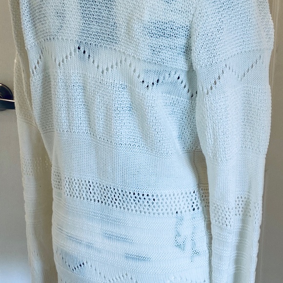 Torrid Draped Front Cardigan, 1XL, Cream - Picture 7 of 11